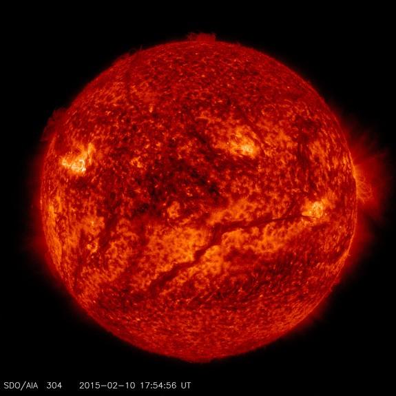 NASA’s Solar Dynamics Observatory, which provides incredibly detailed images of the whole sun 24 hours a day.