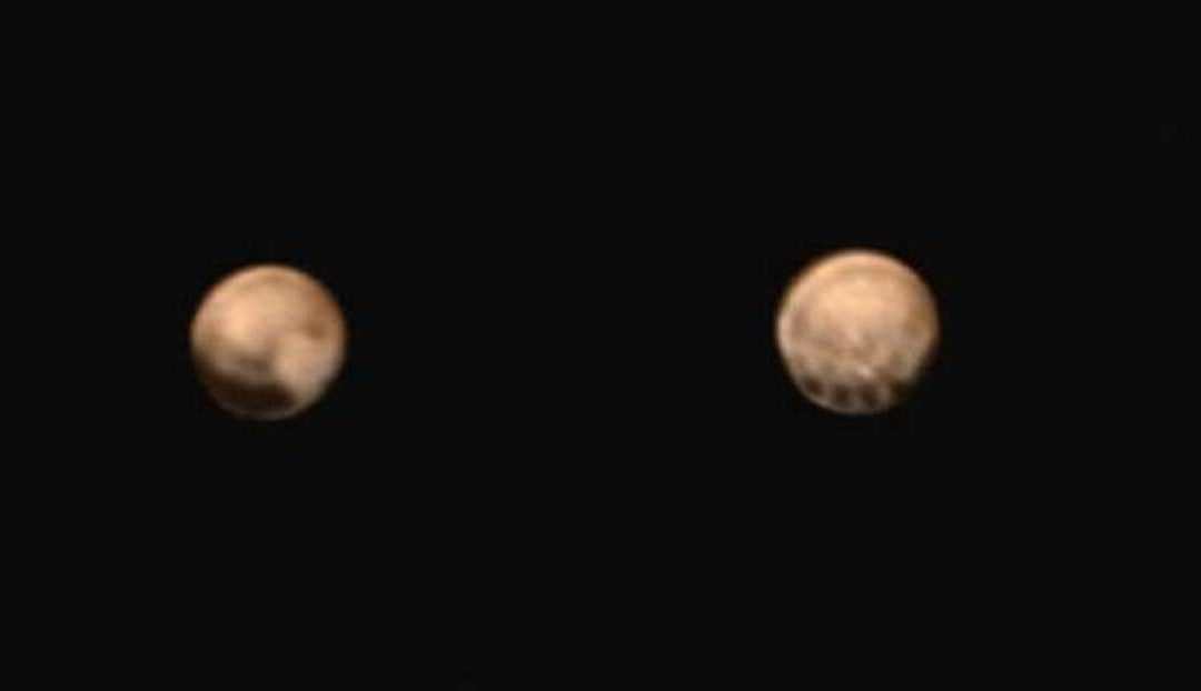 New Horizons Color Images Reveal Two Distinct Faces of Pluto, Series of Spots that Fascinate