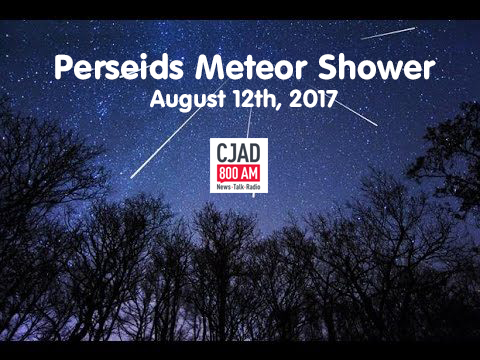 On-Air CJAD Interview – Perseids Meteor Shower