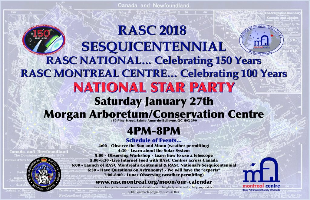 RASC National Star Party – Saturday Jan. 27th 4PM