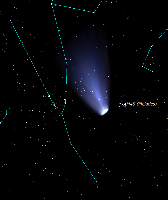 Comet  46P/Wirtanen is predicted to become a naked eye comet reaching magnitude 3 in December