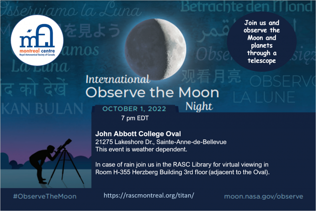 International Observe The Moon