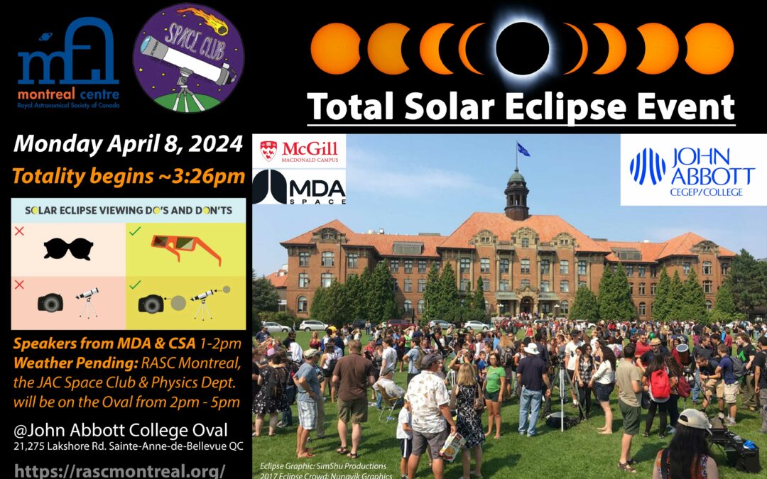 EVENT: Total Solar Eclipse 2024 – April 8th, 2024 – Multiple Sites