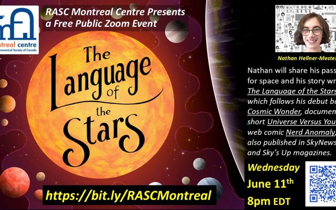 Zoom Event – The Language of the Stars – Wed, June 11th at 8pm EDT